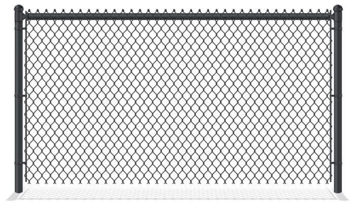 Black PVC-Coated Chain Link Fence in Virginia Beach, VA