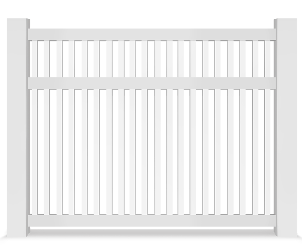 Vinyl semi-privacy fence contractor in Virginia Beach, VA